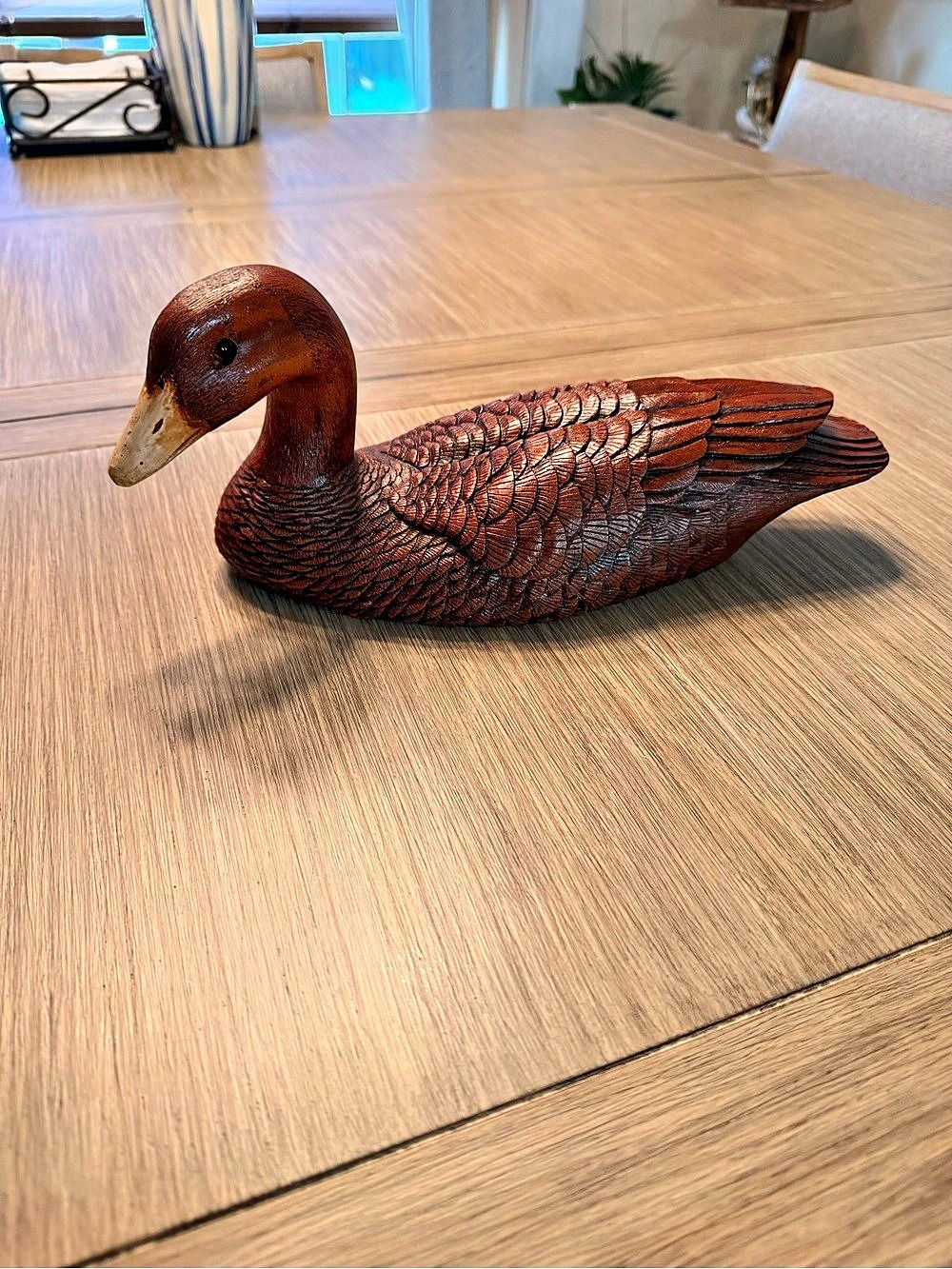 1983 Vintage Canadian Goose Handcrafted Wood Collectible Don Eisenschenk